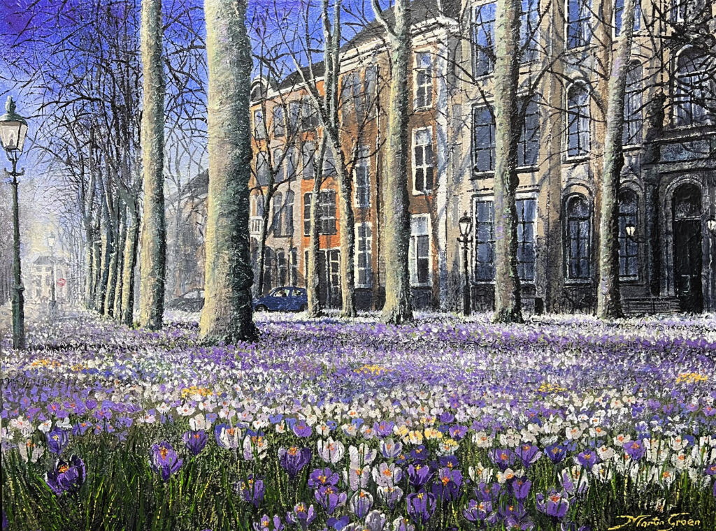 Schilderij acryl Lange VoorHout