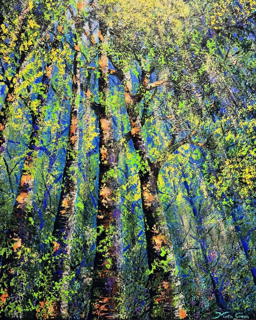 Schilderij Martin Groen acryl